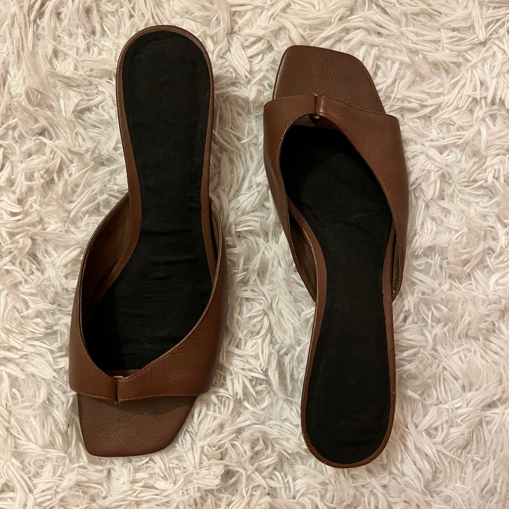 Nine West kitten heels.